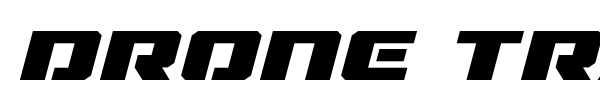 Drone Tracker font preview
