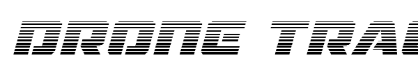 Drone Tracker font preview