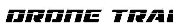 Drone Tracker font preview