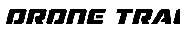 Drone Tracker font preview