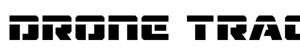 Drone Tracker font preview
