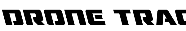 Drone Tracker font preview