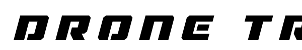Drone Tracker font preview