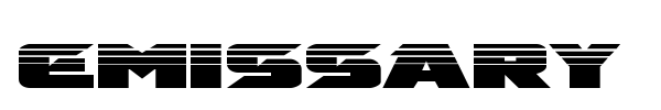 Emissary font preview