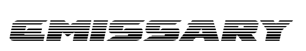 Emissary font preview