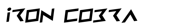 Шрифт Iron Cobra