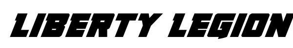 Шрифт Liberty Legion