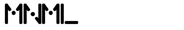 MNML font preview