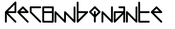 Recombinante font preview