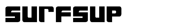 Шрифт SurfsUp