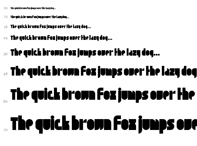 Tapedeck font waterfall