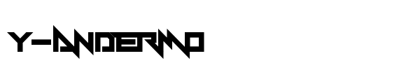 Шрифт Y-Andermo