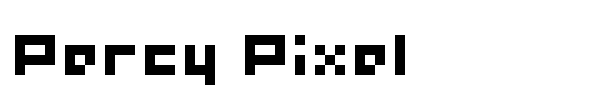 Шрифт Percy Pixel