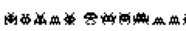 Шрифт Pixel Invaders
