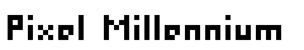 Шрифт Pixel Millennium