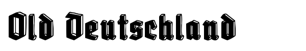 Шрифт Old Deutschland