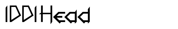Шрифт 1001Head