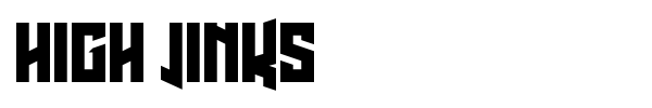 Шрифт High Jinks