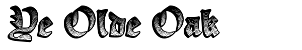Шрифт Ye Olde Oak