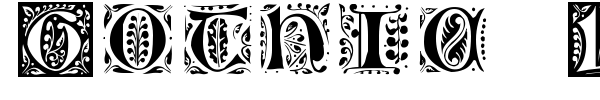 Шрифт Gothic Leaf