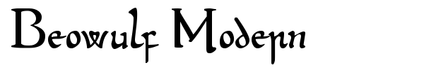 Шрифт Beowulf Modern