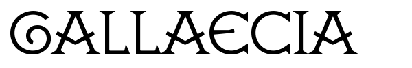 Шрифт Gallaecia