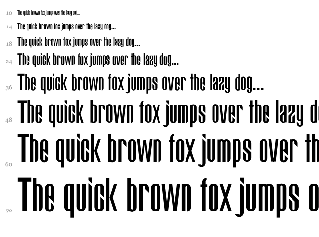 Bigdog font waterfall