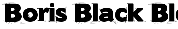 Шрифт Boris Black Bloxx