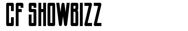 CF Showbizz font preview