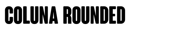 Шрифт Coluna Rounded