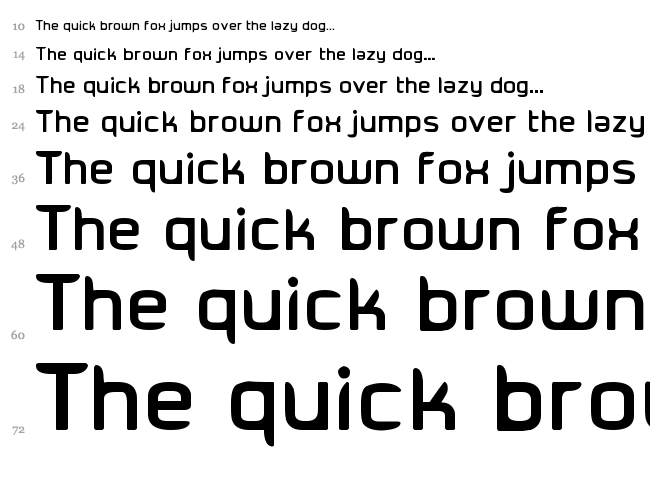 EaDesigner font waterfall