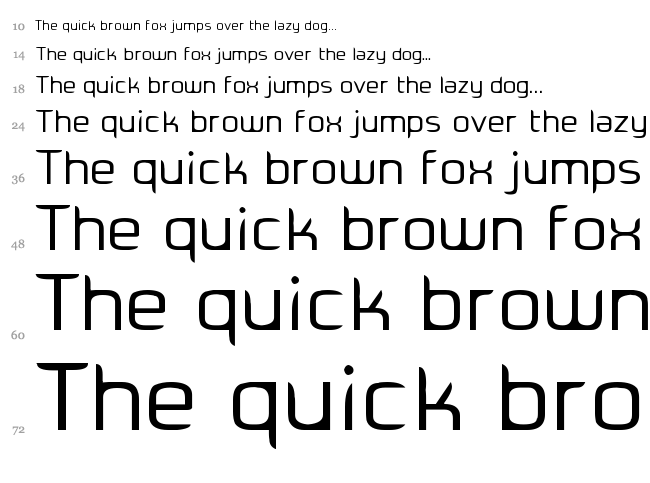 EaDesigner font waterfall