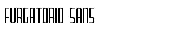 Шрифт Furgatorio Sans