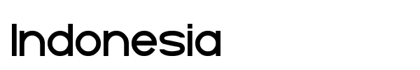 Шрифт Indonesia