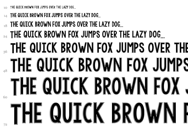 KG Let Her Go font waterfall