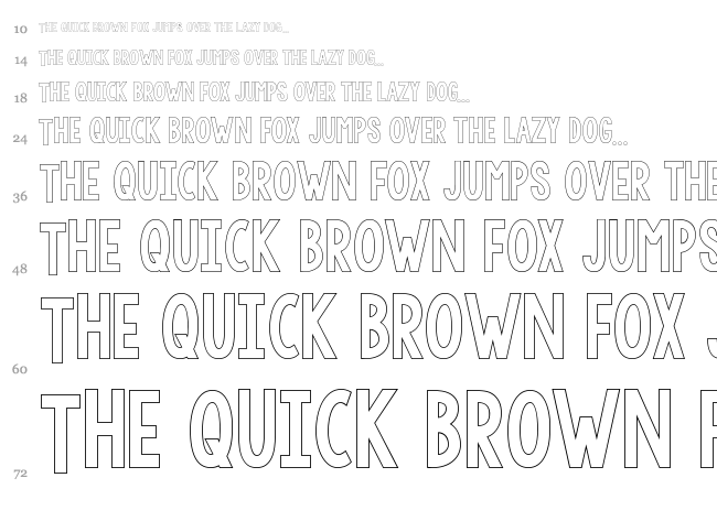 KG Let Her Go font waterfall