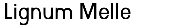 Шрифт Lignum Melle