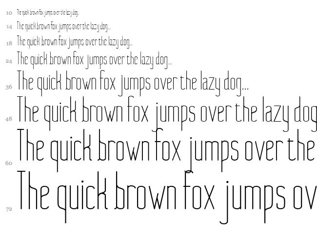 Nue font waterfall