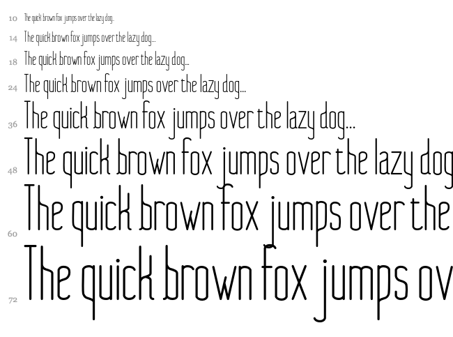 Nue font waterfall