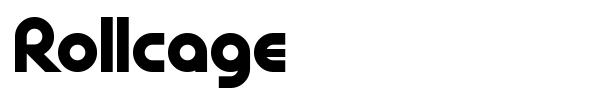 Rollcage font preview