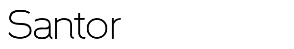 Шрифт Santor