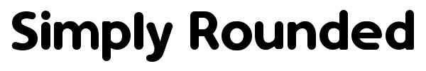 Шрифт Simply Rounded