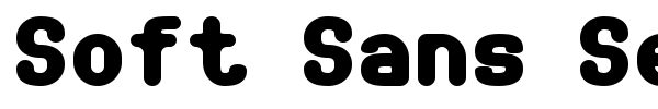 Шрифт Soft Sans Serif 7