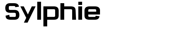 Шрифт Sylphie