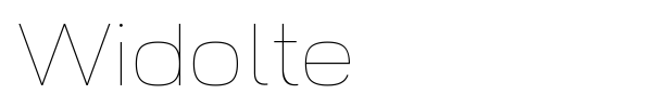 Шрифт Widolte
