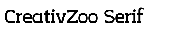 Шрифт CreativZoo Serif