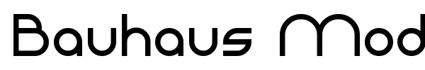 Шрифт Bauhaus Modern