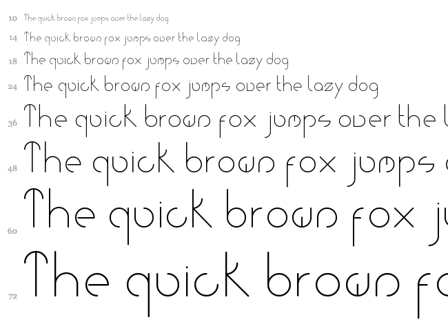 Bourbon font waterfall