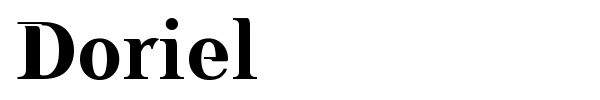 Шрифт Doriel
