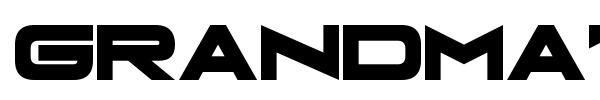 Шрифт Grandma's Television